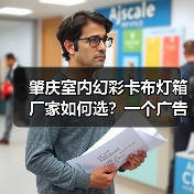 肇庆室内幻彩卡布灯箱厂家如何选？一个广告人的售后故事（图2）