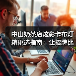 中山奶茶店炫彩卡布灯箱挑选指南：让招牌比奶茶更