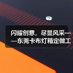 闪耀创意，尽显风采——东莞卡布灯箱定做工厂的幻彩灯箱案例（图4）