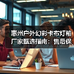 惠州户外幻彩卡布灯箱厂家甄选指南：售后保障如何成就广告公司的安心之选（图4）