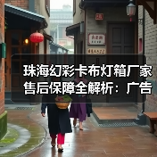 珠海幻彩卡布灯箱厂家售后保障全解析：广告公司选型指南（图1）