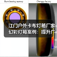 江门户外卡布灯箱厂家幻彩灯箱案例：提升广告效果的新选择（图1）