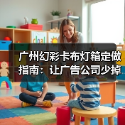 广州幻彩卡布灯箱定做指南：让广告公司少掉头发的终极选择（图1）