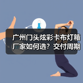 广州门头炫彩卡布灯箱厂家如何选？交付周期是关键（图4）
