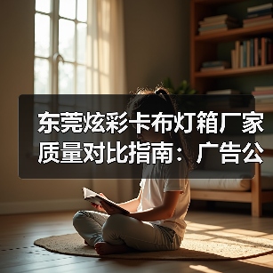 东莞炫彩卡布灯箱厂家质量对比指南：广告公司选型核心参数解析（图4）