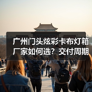 广州门头炫彩卡布灯箱厂家如何选？交付周期是关键（图3）