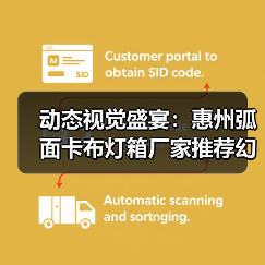 动态视觉盛宴：惠州弧面卡布灯箱厂家推荐幻彩灯箱解决方案（图1）