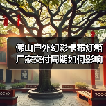 佛山户外幻彩卡布灯箱厂家交付周期如何影响广告公司采购决策？（图4）