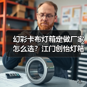 幻彩卡布灯箱定做厂家怎么选？江门创怡灯箱售后保障全解析（图1）