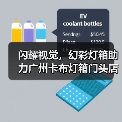 闪耀视觉，幻彩灯箱助力广州卡布灯箱门头店创新展示（图1）
