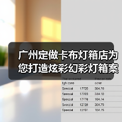 广州定做卡布灯箱店为您打造炫彩幻彩灯箱案例（图3）
