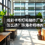 炫彩卡布灯箱制作厂家怎么选?珠海老师傅教你用 炫彩卡布灯箱制作厂家怎么选?珠海老师傅教你用