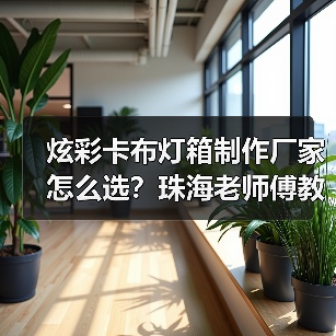 炫彩卡布灯箱制作厂家怎么选?珠海老师傅教你用 炫彩卡布灯箱制作厂家怎么选?珠海老师傅教你用