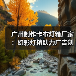 广州制作卡布灯箱厂家：幻彩灯箱助力广告创新（图4）
