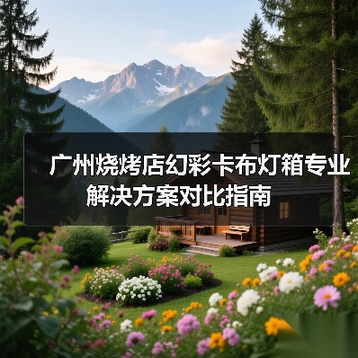 广州烧烤店幻彩卡布灯箱专业解决方案对比指南（图1）
