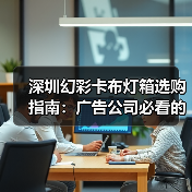 深圳幻彩卡布灯箱选购指南：广告公司必看的故事化解决方案（图1）
