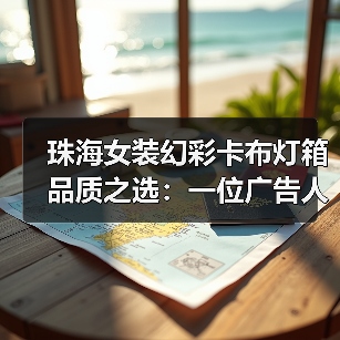 珠海女装幻彩卡布灯箱品质之选：一位广告人的深夜复盘（图4）