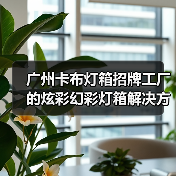 广州卡布灯箱招牌工厂的炫彩幻彩灯箱解决方案案例（图1）