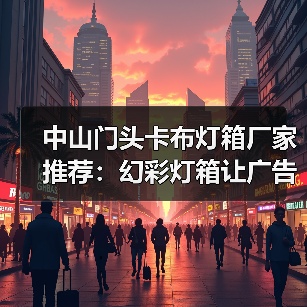 中山门头卡布灯箱厂家推荐：幻彩灯箱让广告更出彩（图1）