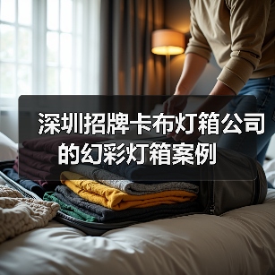 深圳招牌卡布灯箱公司的幻彩灯箱案例（图2）