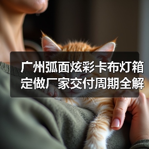 广州弧面炫彩卡布灯箱定做厂家交付周期全解析（图2）