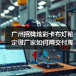 广州招牌炫彩卡布灯箱定做厂家如何用交付周期赢得广告公司信任？（图3）