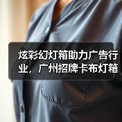炫彩幻灯箱助力广告行业，广州招牌卡布灯箱工厂的最佳选择（图1）