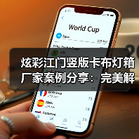 炫彩江门竖版卡布灯箱厂家案例分享：完美解决广告公司需求（图2）