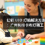 幻彩 LED 灯箱解决方案：广州包柱卡布灯箱工厂的成功案例（图1）