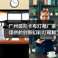 广州弧形卡布灯箱厂家提供的创新幻彩灯箱解决方案（图4）