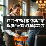 江门卡布灯箱招牌厂家提供的幻彩灯箱解决方案（图3）