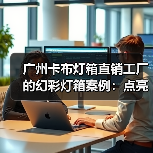 广州卡布灯箱直销工厂的幻彩灯箱案例：点亮您的品牌形象（图1）