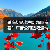 珠海幻彩卡布灯箱哪家强？广告公司选箱避坑指南（图2）