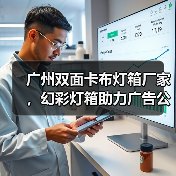 广州双面卡布灯箱厂家，幻彩灯箱助力广告公司实现视觉革新（图4）