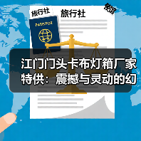 江门门头卡布灯箱厂家特供：震撼与灵动的幻彩灯箱案例（图1）