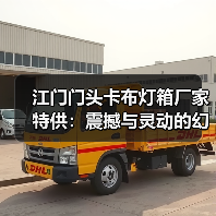 江门门头卡布灯箱厂家特供：震撼与灵动的幻彩灯箱案例（图3）