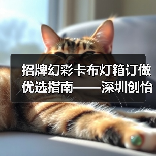 招牌幻彩卡布灯箱订做优选指南——深圳创怡灯箱技术解析（图2）