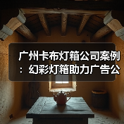 广州卡布灯箱公司案例：幻彩灯箱助力广告公司提升品牌展示（图1）