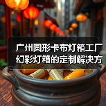 广州圆形卡布灯箱工厂幻彩灯箱的定制解决方案（图4）