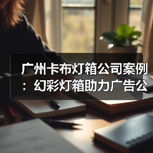 广州卡布灯箱公司案例：幻彩灯箱助力广告公司提升品牌展示（图3）