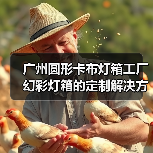 广州圆形卡布灯箱工厂幻彩灯箱的定制解决方案（图1）