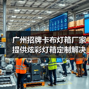 广州招牌卡布灯箱厂家提供炫彩灯箱定制解决方案（图4）