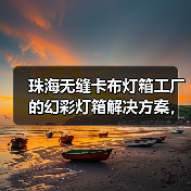 珠海无缝卡布灯箱工厂的幻彩灯箱解决方案，为广告公司带来全新体验（图1）