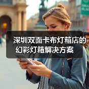 深圳双面卡布灯箱店的幻彩灯箱解决方案(图4) 深圳双面卡布灯箱店的幻彩灯箱解决方案(图4)